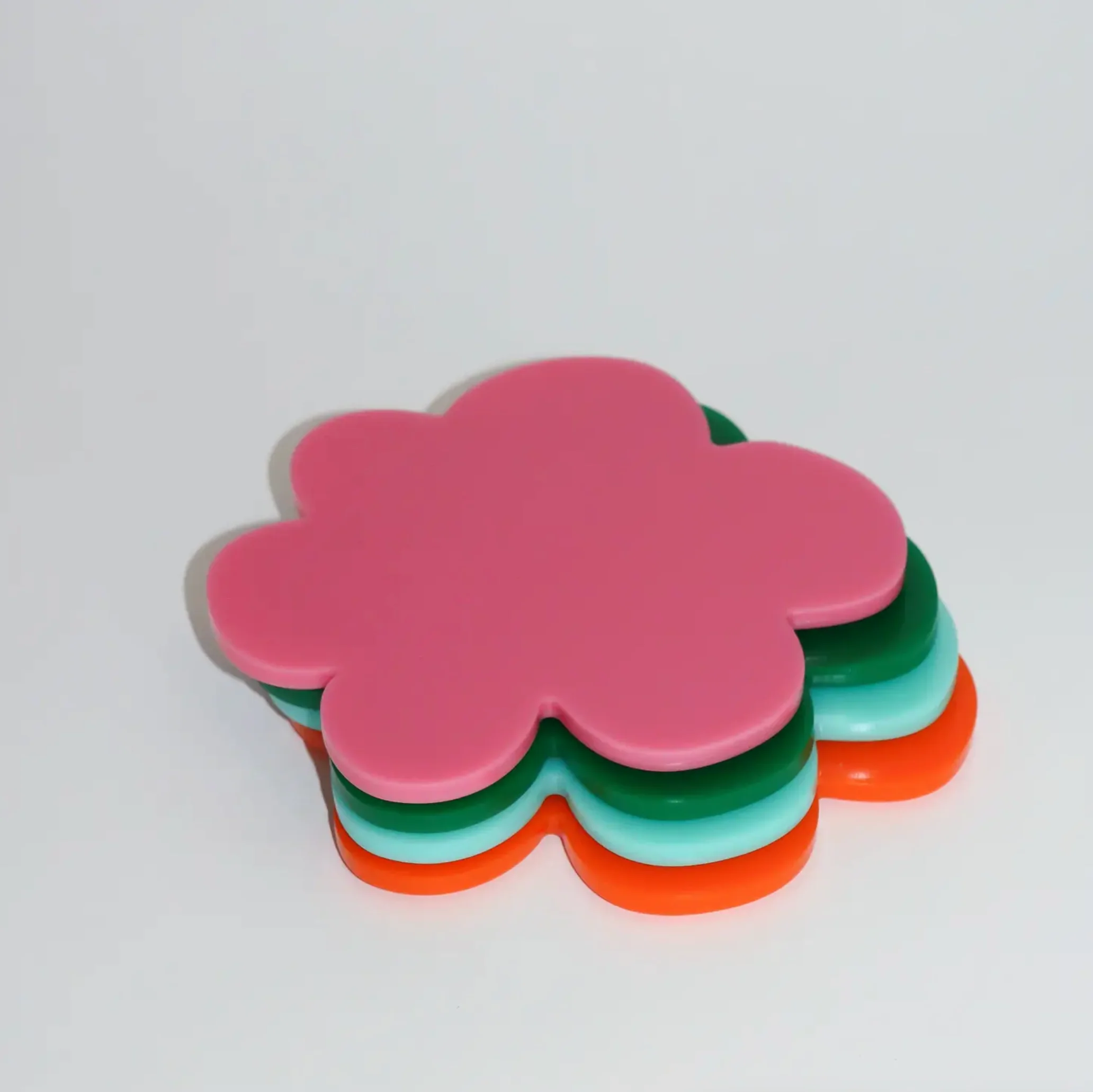Flower Coaster - Orange - Image 5