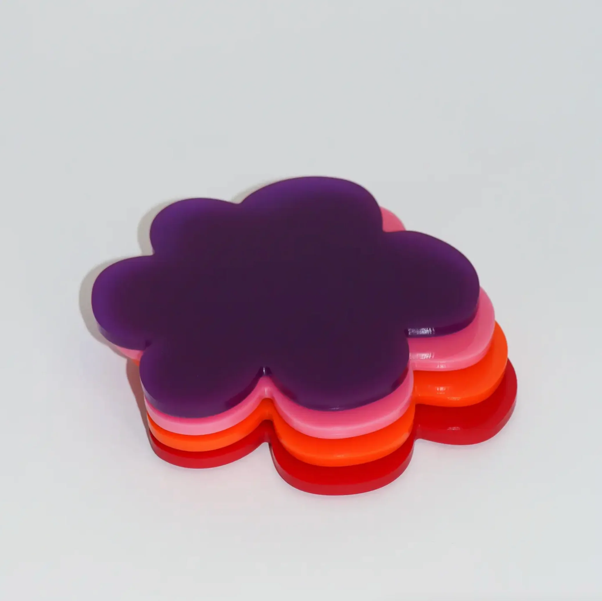 Flower Coaster - Purple - Image 4