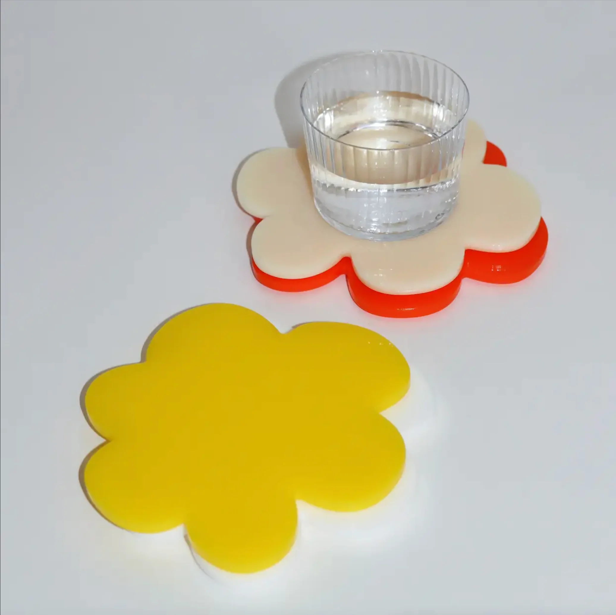 Flower Coaster - Yellow - Image 3