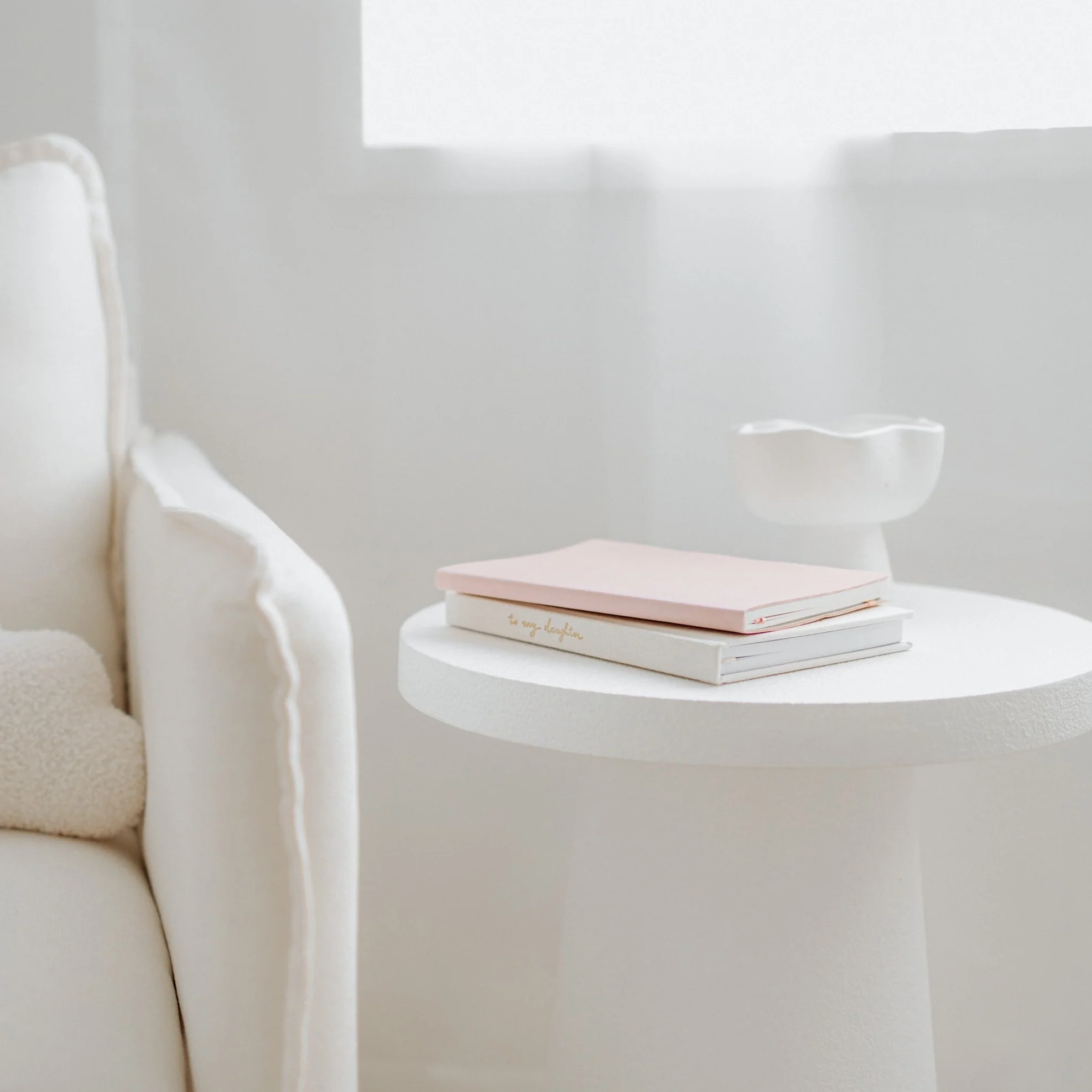 Vegan Leather Notebook - Blush - Image 2