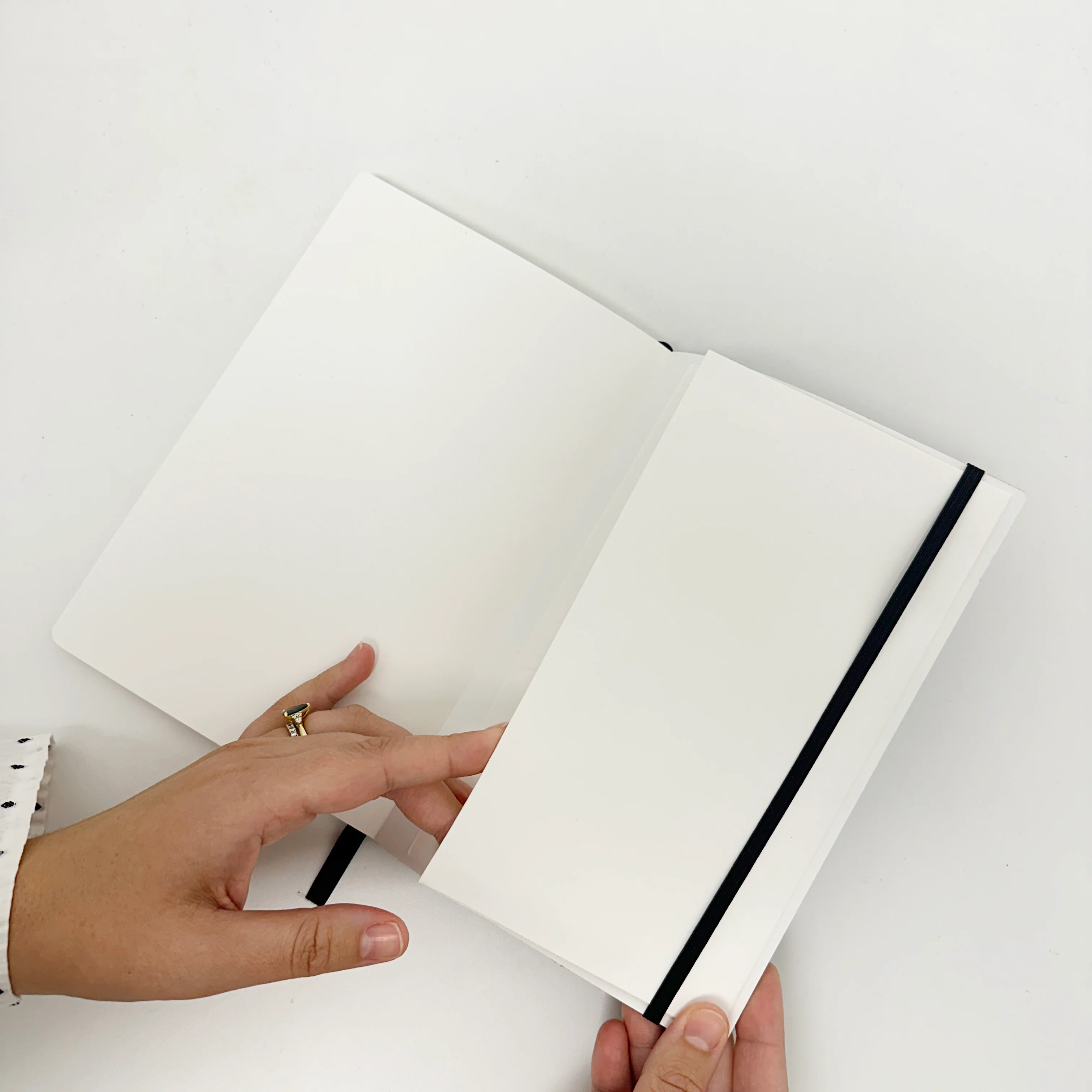 Vegan Leather Notebook - Blush - Image 5