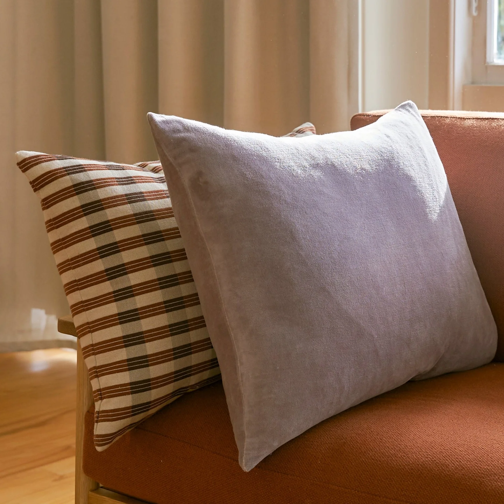 Velvet Cushion Cover - Pansy - Image 2