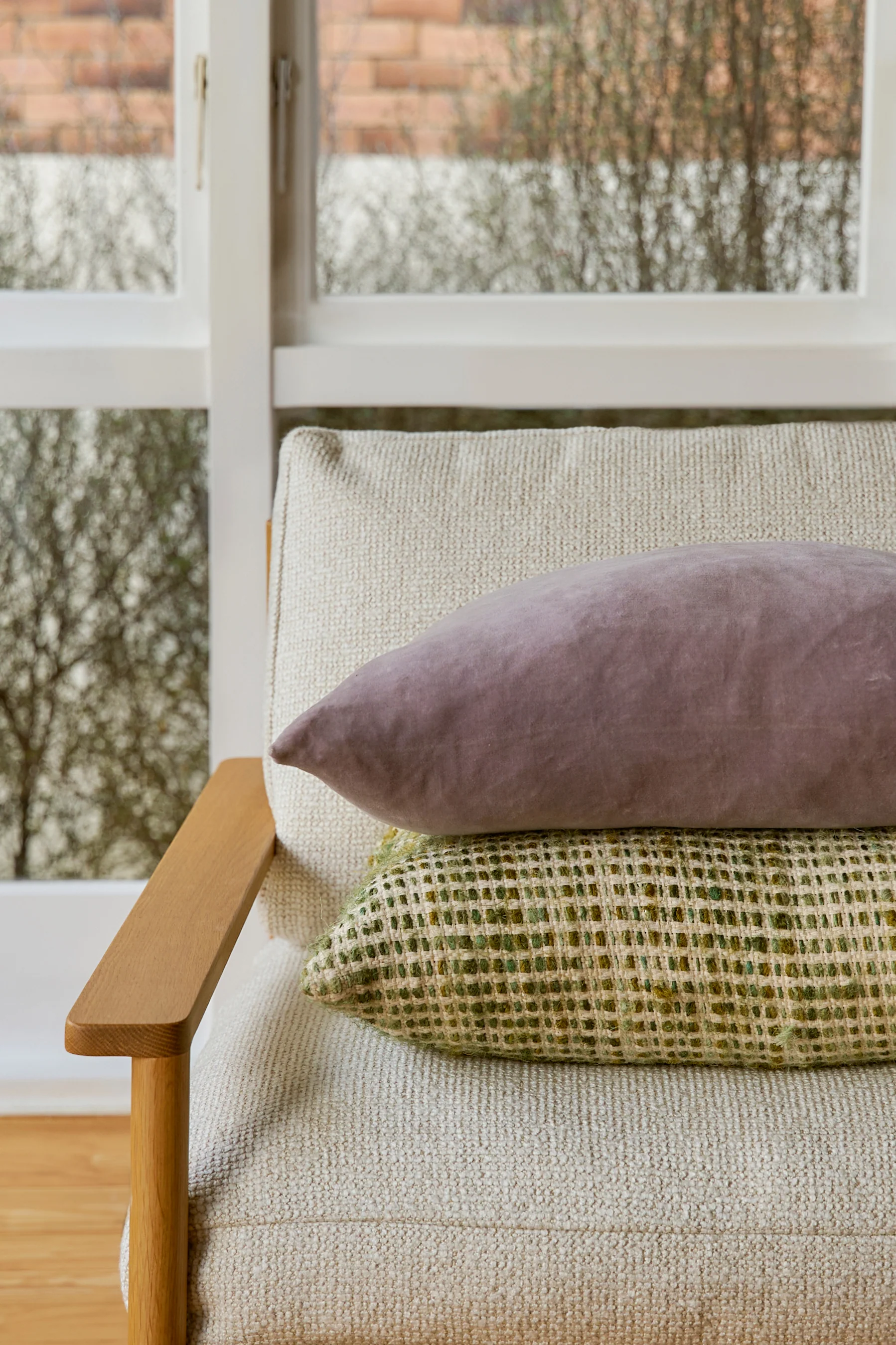 Velvet Cushion Cover - Pansy - Image 3