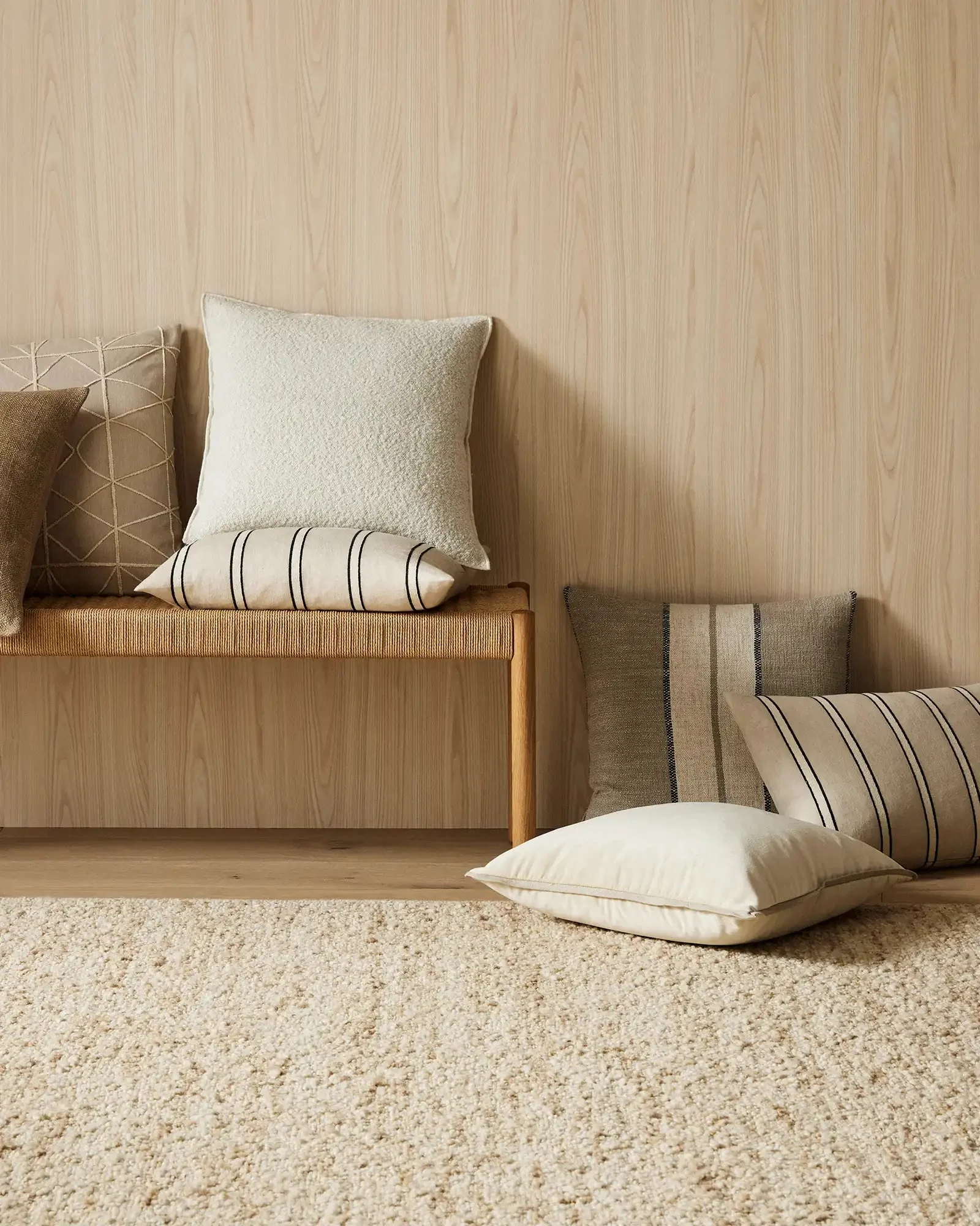 Vinnie Square Cushion Cover - Natural - Image 3