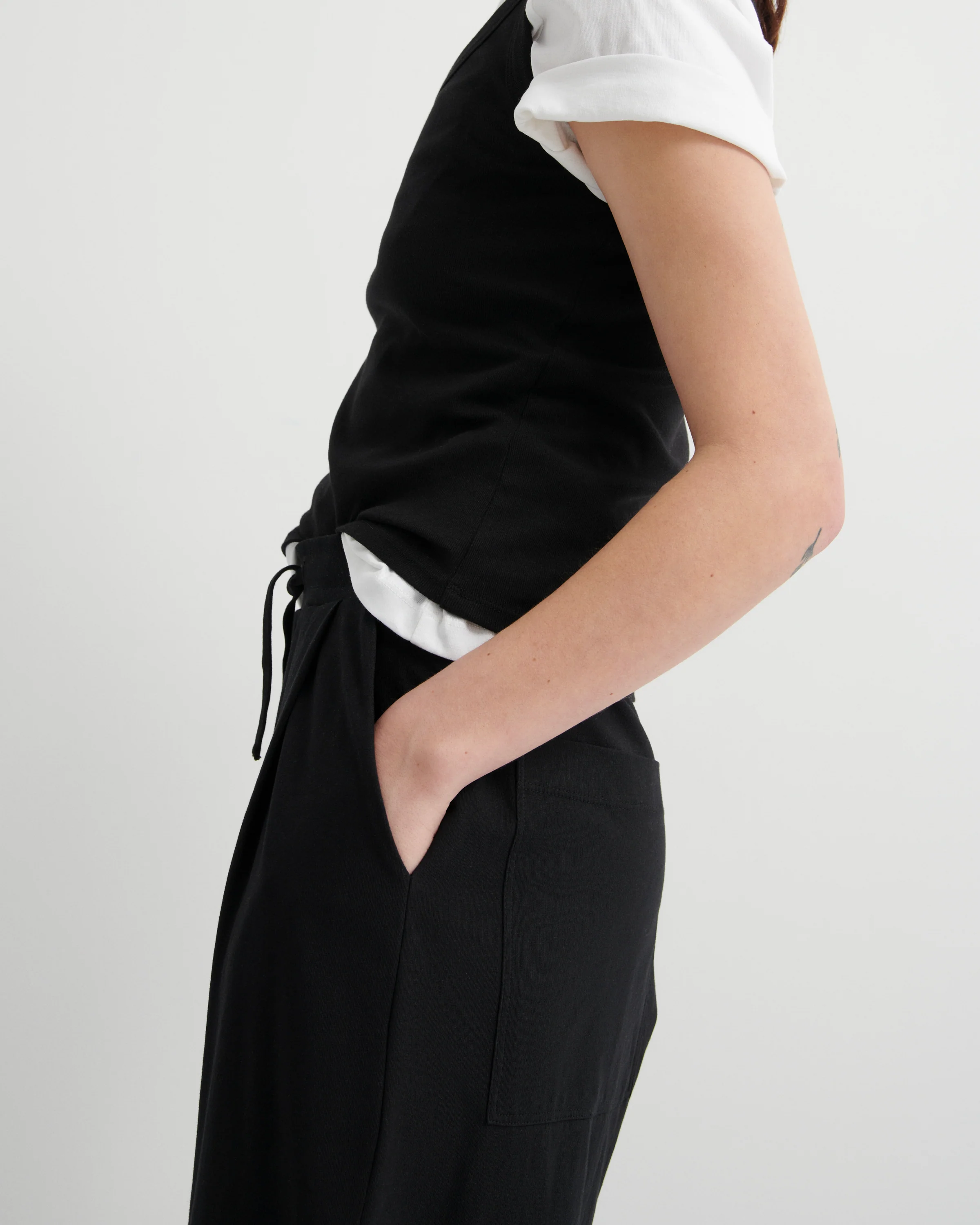 Wide Leg Pants - Black - Image 5