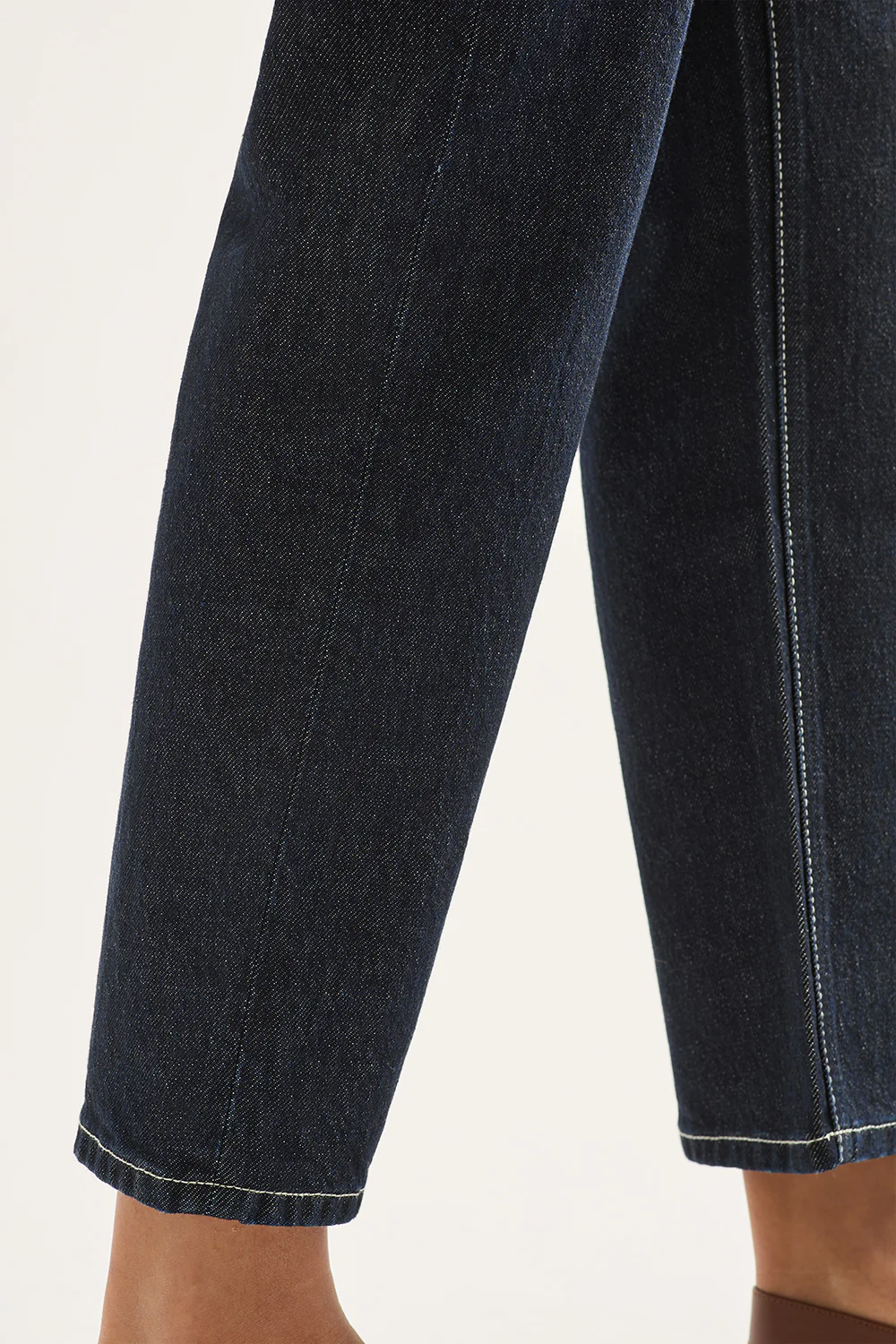 Zoe High Rise Straight Crop Jean - Rinse - Image 4