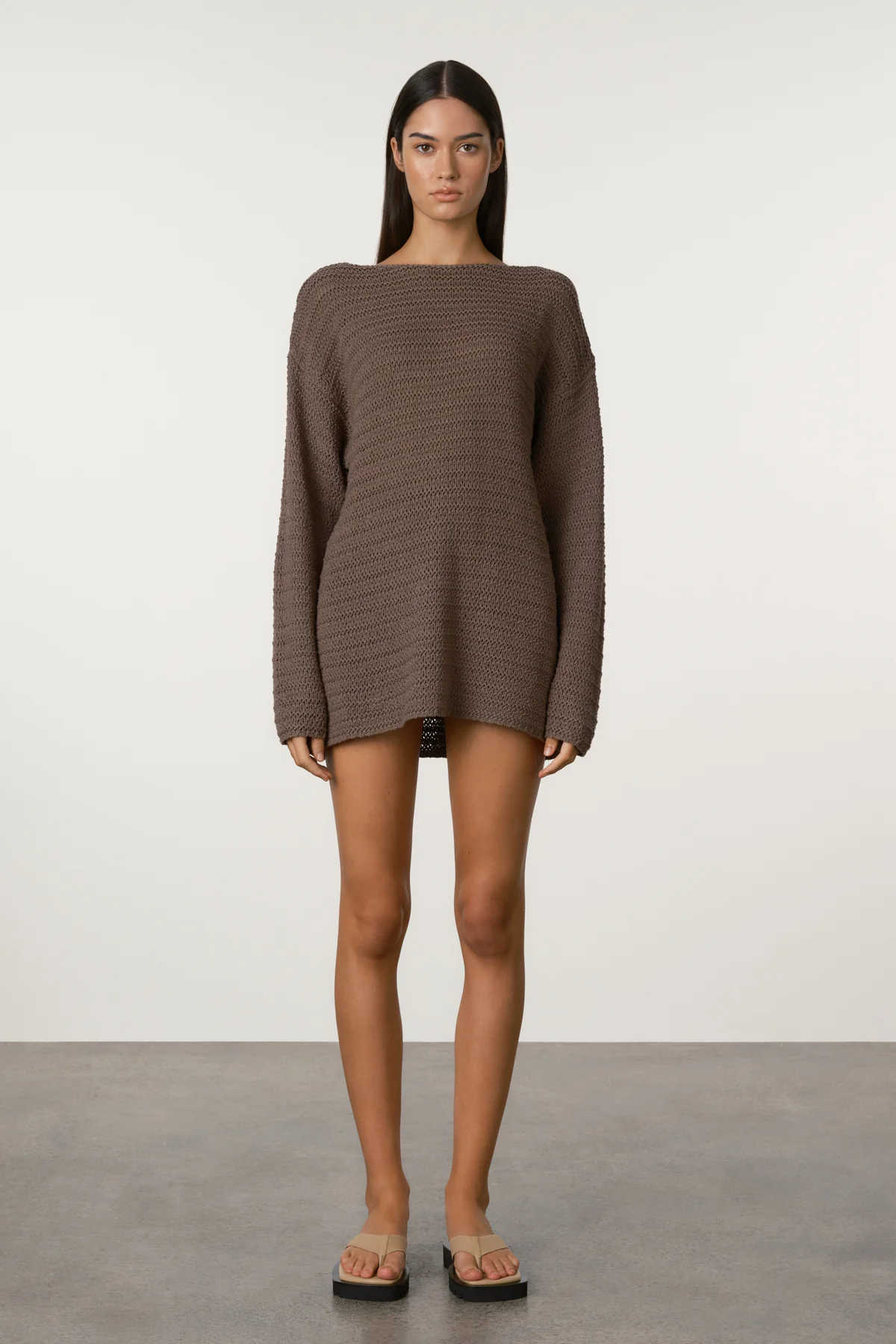 Carob Lattice Knit Jumper - Image 3
