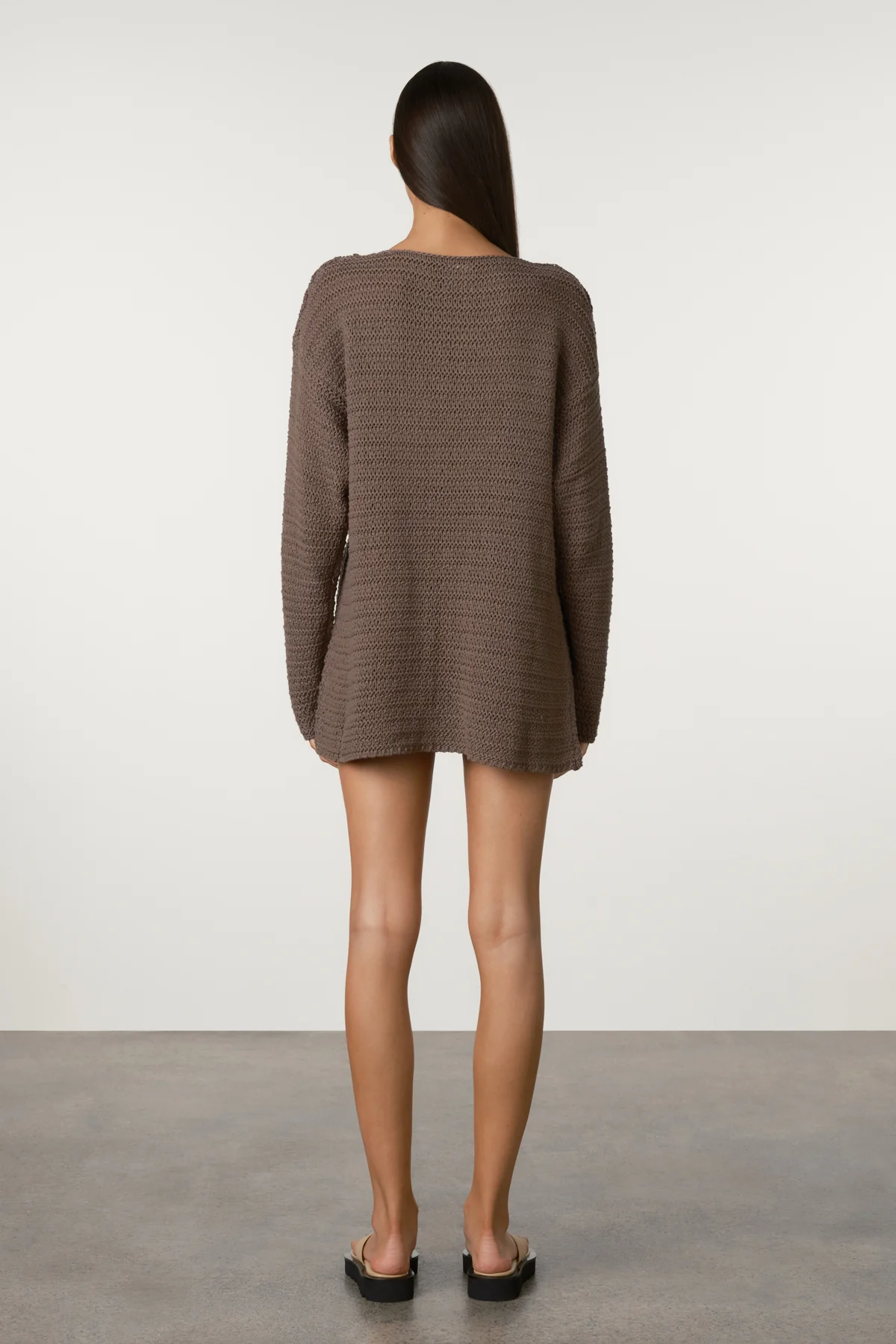 Carob Lattice Knit Jumper - Image 4