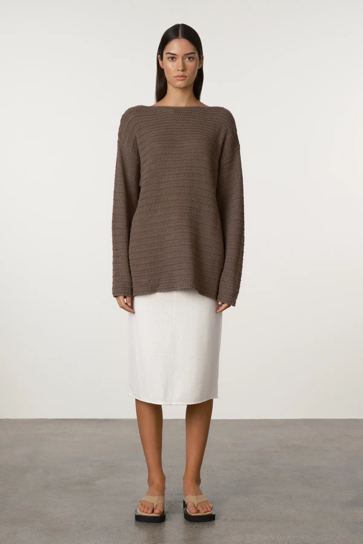 Carob Lattice Knit Jumper - Image 5
