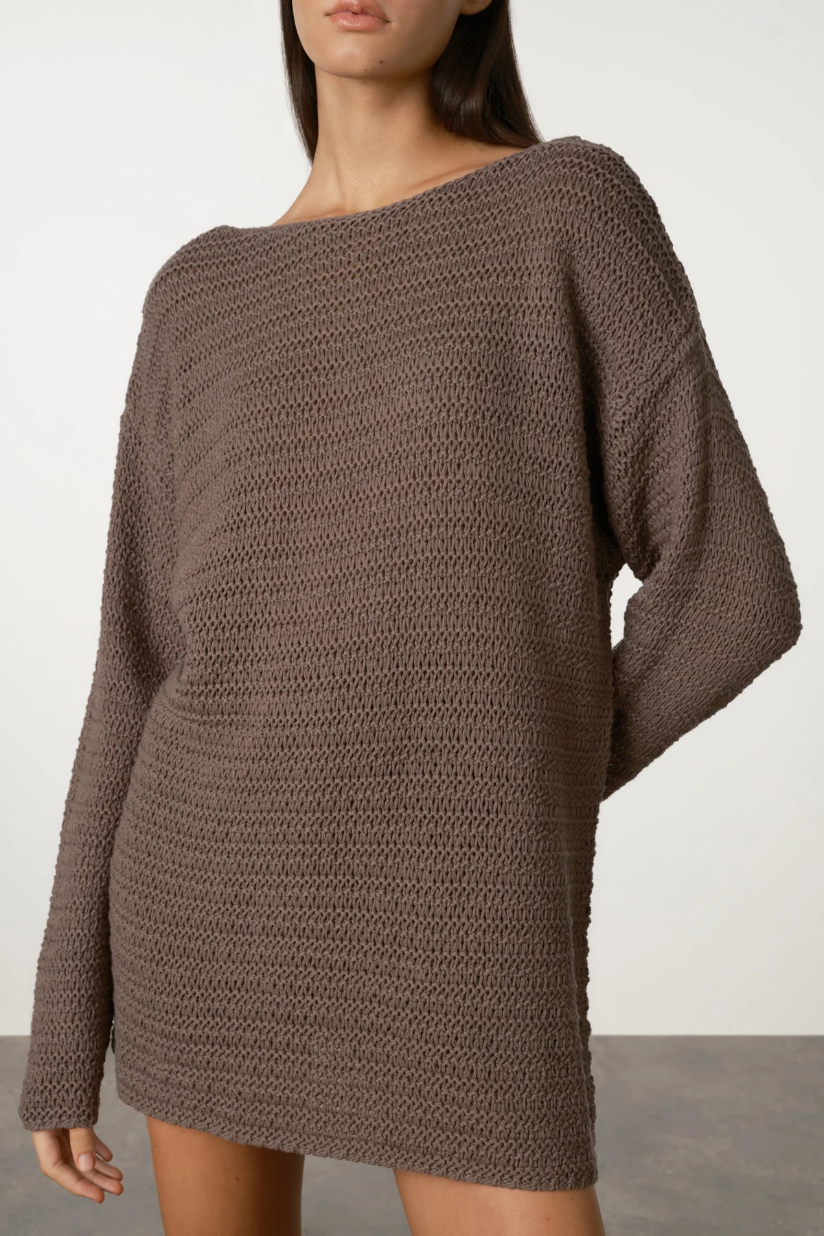 Carob Lattice Knit Jumper - Image 6