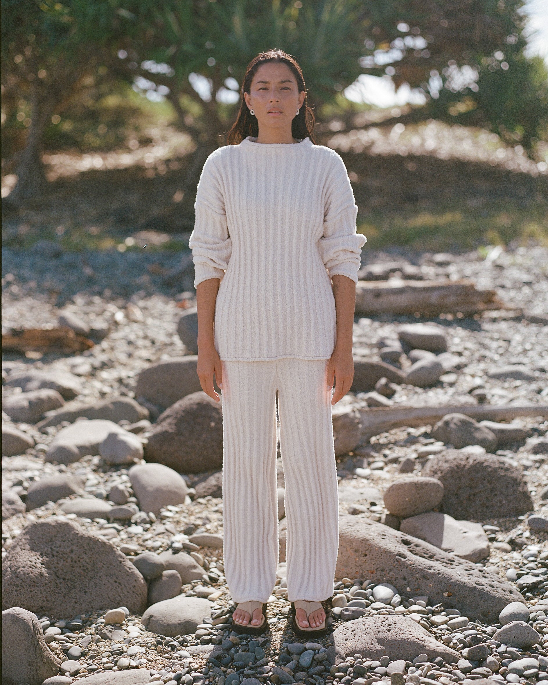 Coconut Textured Tunic Jumper - Image 3
