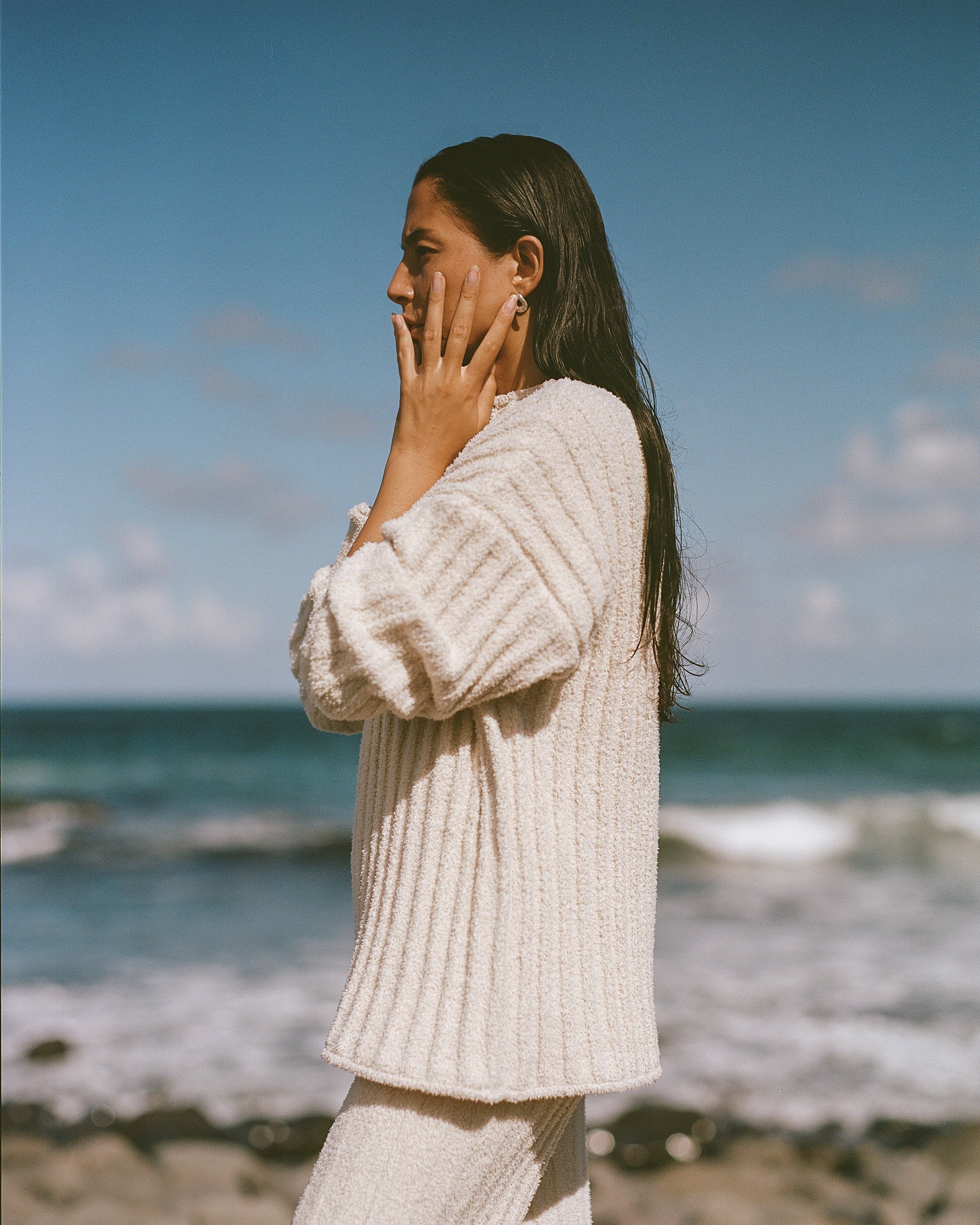 Coconut Textured Tunic Jumper - Image 4