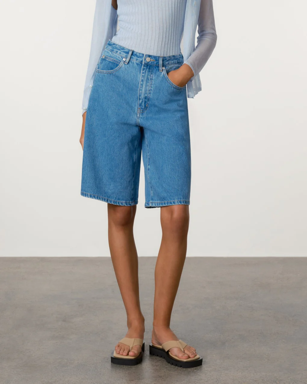 Denim Walk Shorts