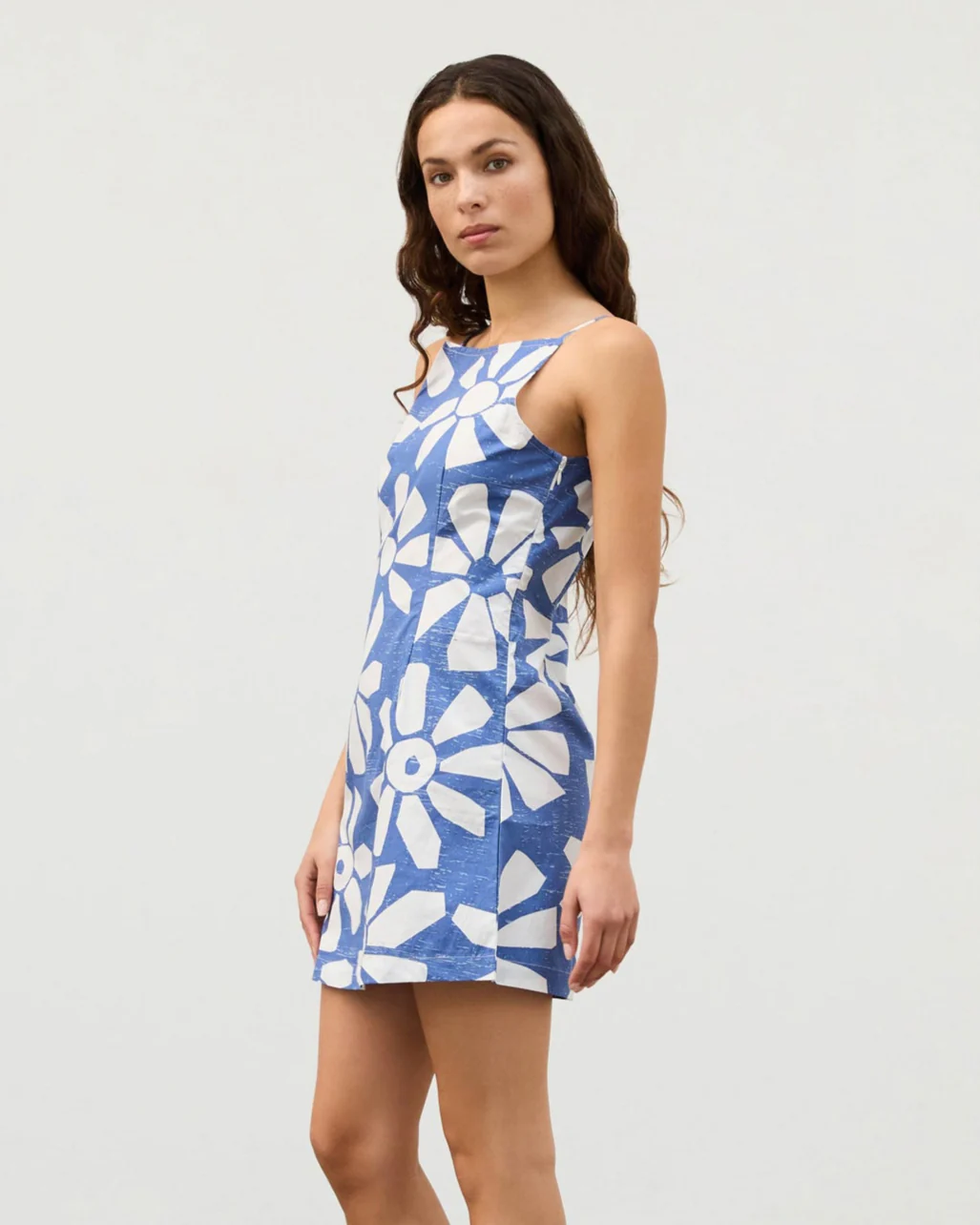 Geo Flower Mini Dress