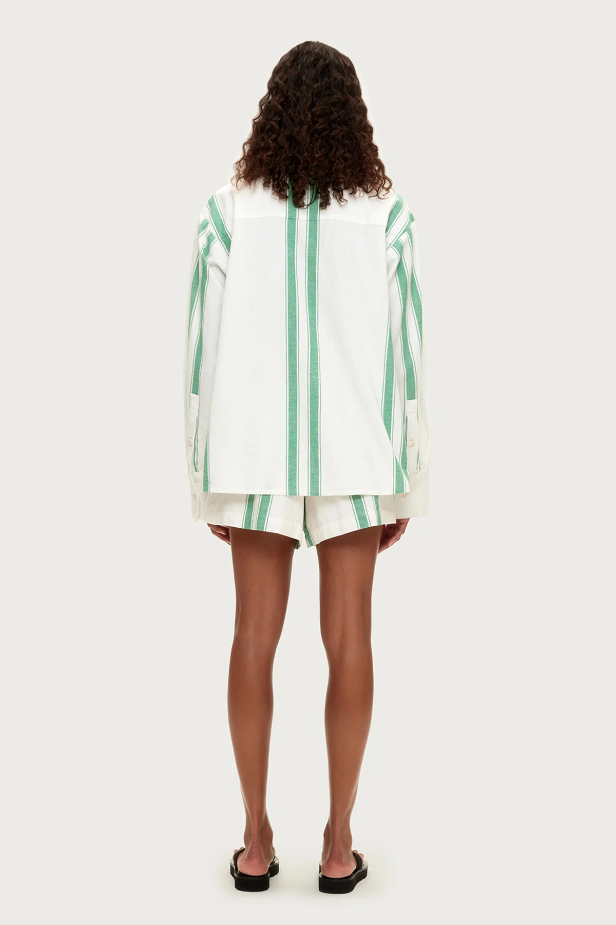 Green Stripe Shirt - Image 3