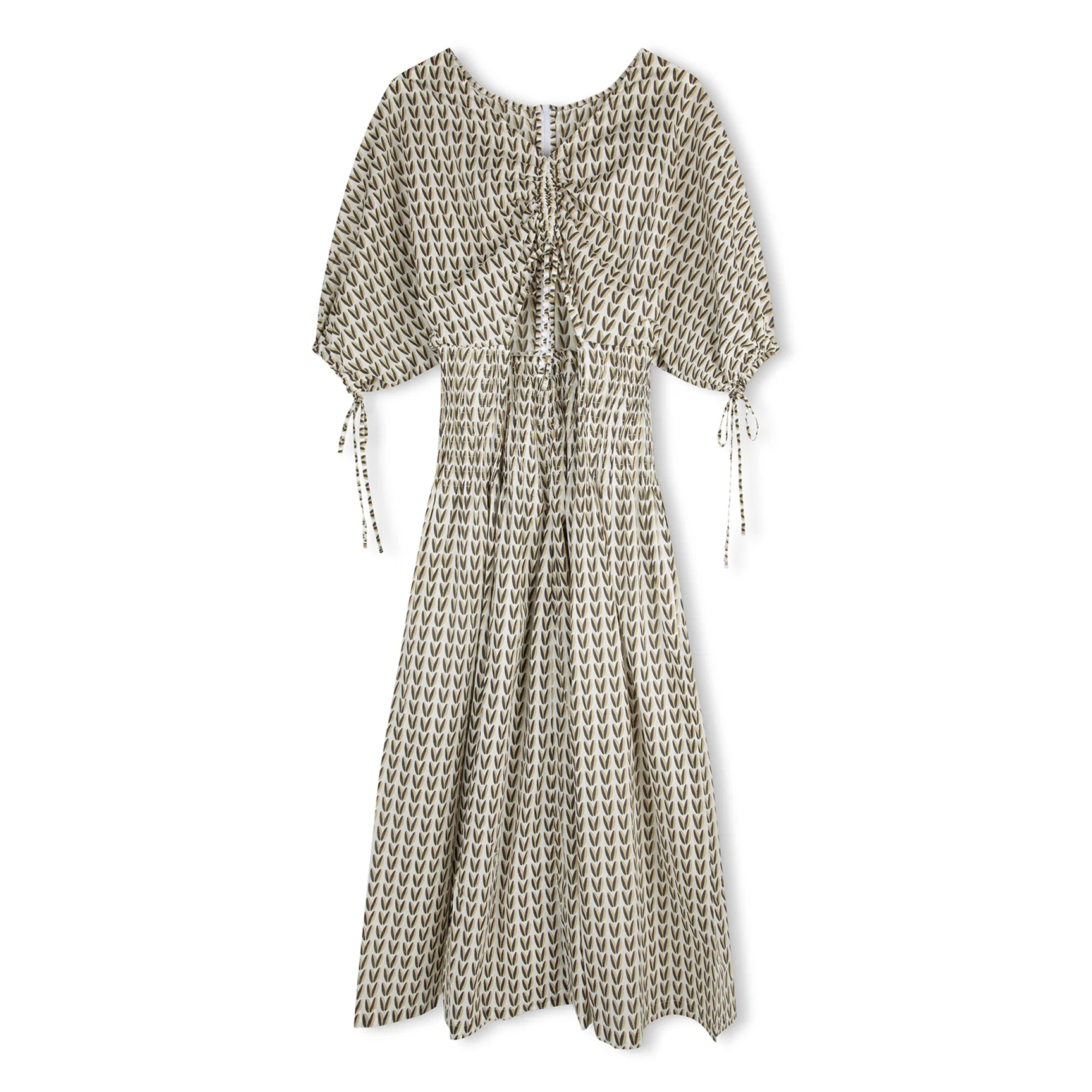 Pecan Ruched Dress - Image 2