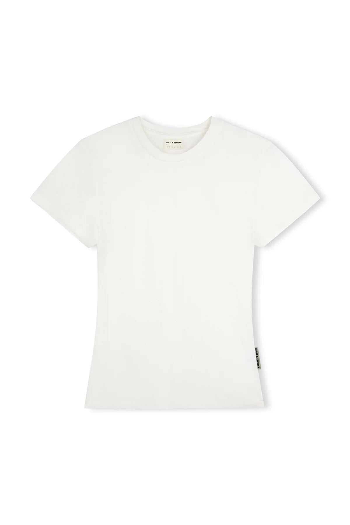 Rib Hemp T-Shirt - White - Image 5